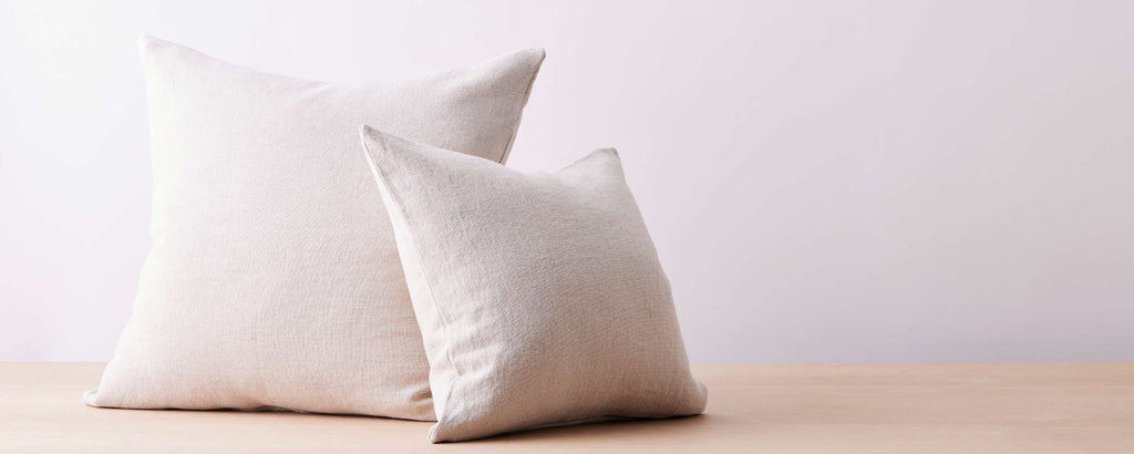 hudson natural pillow collection