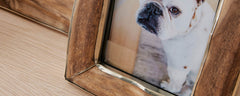 pine and silver picture frames