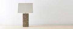 pyrite mineral table lamp