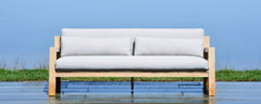 the surf club teak sofa (floor model)