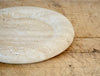 travertine round tray