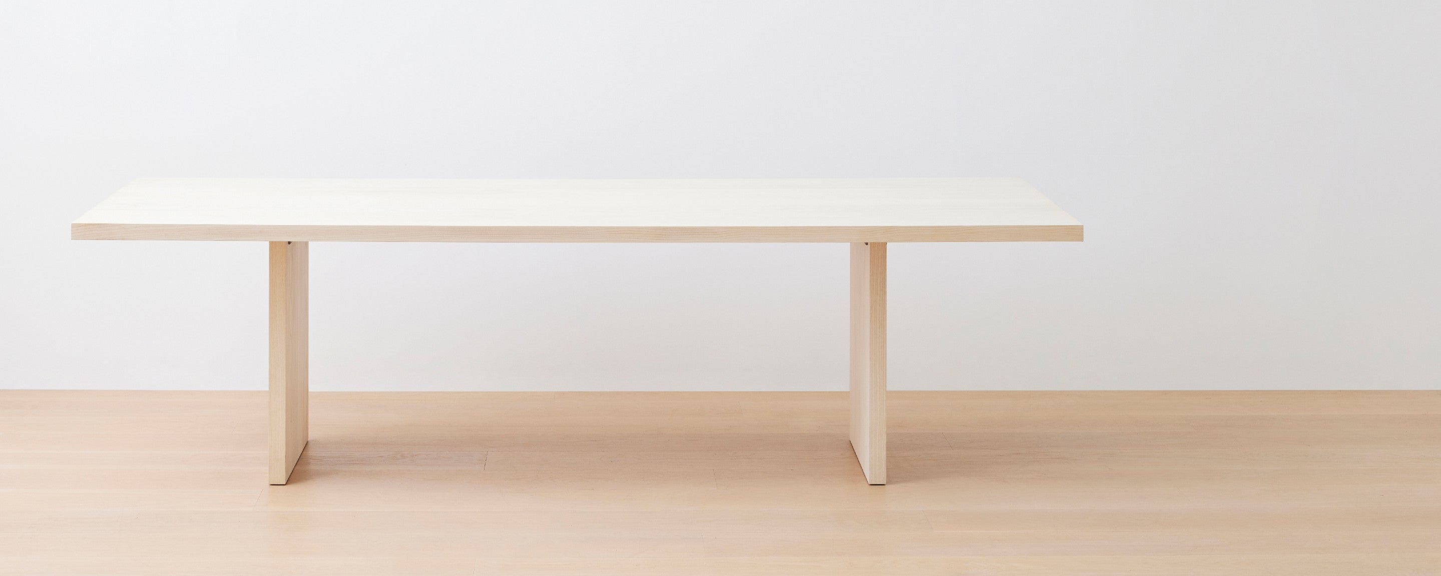 the windmill lane dining table in bleached ash