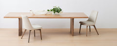 the windmill lane dining table in bleached ash