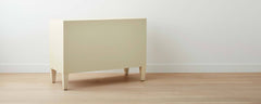 the faux shagreen off-white dresser